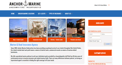 Desktop Screenshot of anchormarineinsurance.com